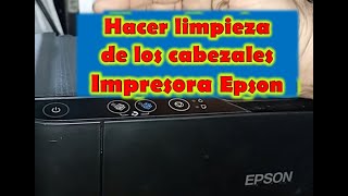 Cómo hacer la limpieza de los cabezales de la impresora epson L3110  3210  210  220  380 y mas [upl. by Tonry]