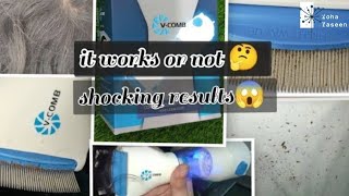 Vcomb Anti lice Machine Unboxing Price Review amp How to use Complete Guide and honest review [upl. by Anauqcaj]