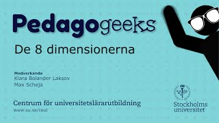 Pedagogeeks De 8 dimensionerna [upl. by Mahoney]