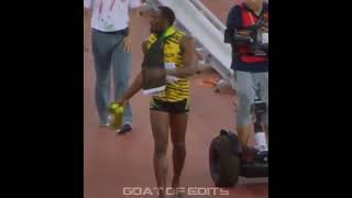 Usain Bolt vs cameraman 💀 usainbolt viralvideo running [upl. by Azmuh]