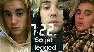 Justin Bieber All Snapchat Ft Maejor AliScooter BraunDan KanterJaxon BieberJazmyn Bieber Pt 1 [upl. by Naoma]