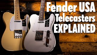 Which Telecaster is for you EVERY Fender USA Model Explained [upl. by Lorilyn]