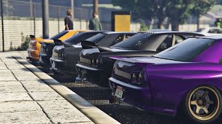 GTA 5  STANCE CAR MEETCRUISE  DRIFTING  DRAG RACE  PS4PS5 Road to 16k subs [upl. by Sturges518]