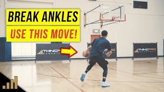 How to DEADLY Ankle Breaker Basketball Moves For Beginners  “The Drop Cross Dribble” [upl. by Gisella]