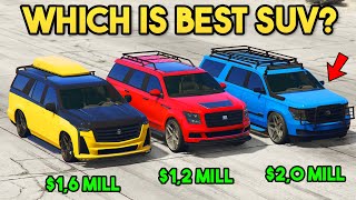 GTA 5 ONLINE  CAVALCADE XL VS LANDSTALKER XL VS GRANGER 3600LX WHICH IS BEST SUV [upl. by Aneema]