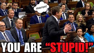 Justin Trudeau Is quotSTUPIDquot Yells Conservative MP Scheer [upl. by Aikimat270]