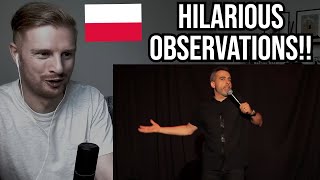 Reaction To Abelard Giza  PRZEDSZKOLE Polish Comedy [upl. by Eugnimod207]