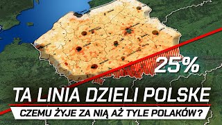 Dlaczego aż 25 POLAKÓW ŻYJE za tą LINIĄ  Powody Was zdziwią [upl. by Ciapas286]