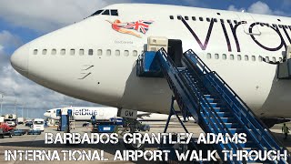 BARBADOS GRANTLEY ADAMS INTERNATIONAL AIRPORT WALK THROUGH NO TALKINGOCTOBER 2022 [upl. by Arvonio]