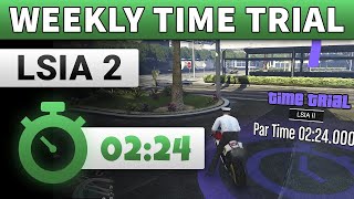 GTA 5 Time Trial This Week LSIA 2  GTA ONLINE WEEKLY TIME TRIAL LSIA II 0224 [upl. by Ronnholm]