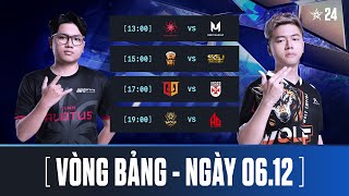 🏆UM vs TAL  3BL vs SGJ  Q9 vs SV  AG vs WOF  VÒNG BẢNG CFS 2024 GRAND FINALS  NGÀY 6122024 [upl. by Leahcim]