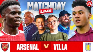 Arsenal 02 Aston Villa  Match Day Live  Premier League [upl. by Perle613]