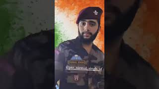 Paratrooper Nirmal Singh ♥️♥️ paratrooper chatarpal Singh song love para commando nsg commando spg [upl. by Cattima652]