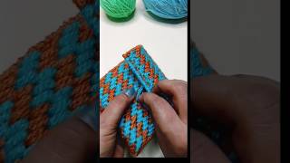 Hand purse  wallet idea 👛 🧶👈 crocheting handmade crossstitch wallets pursemaking diy [upl. by Kramer]