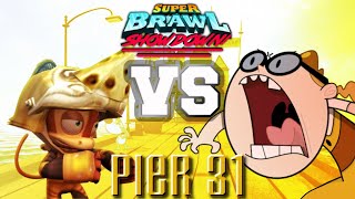 Monkey vs Bessie Higgenbottom  Super Brawl Showdown v030b Full Match Gameplay [upl. by Deuno]