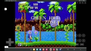 sonic 1 omochao edition gameplay [upl. by Aerehs632]