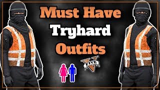 GTA5 I MUST HAVE Female  Male TRYHARD Modded Outfits TRANSFER GLITCH 146 [upl. by Arihaj]