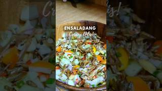 Ensaladang Crispy DilisPerfect side dishensaladangcrispydilis sidedishrecipes lutongpinoy [upl. by Terris]