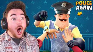 THE NEIGHBOR IS A POLICE OFFICER AGAIN  Hello Neighbor Gameplay Mods [upl. by Tiat]