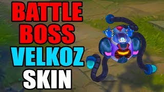 Battle Boss Velkoz Skin  TOP CUSTOM SKINS  League of Legends [upl. by Harobed]