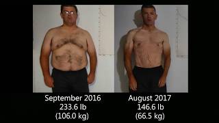 TimeLapse Weight Loss Transformation [upl. by Radley]