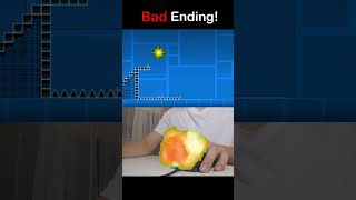 Cube Trap Bad Ending In Geometry Dash 😱 [upl. by Kama]