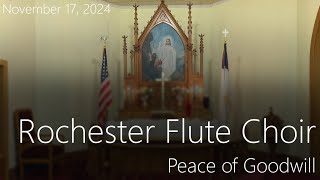 Rochester Flute Choir Winter Concert  Peace of Goodwill [upl. by Atival]