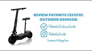 Review patinete Cecotec Demigod con datos reales [upl. by Olraced]