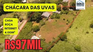 524 CHÁCARA DAS UVAS EM SANTO ANTONIO DA PATRULHA DE 4150M² COM CASA POMAR UVA R 97 MIL [upl. by Neona]