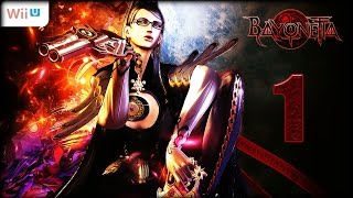 Lets Play Bayonetta 1 Wii U  Parte 1 Intro  Prólogo Batalla en el cementerio [upl. by Iniretake]