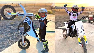 9YearOld Biker Is A Motocross Superstar [upl. by Norina]