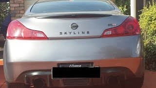 G37S370GT Fujitsubo Exhaust Dyno Run [upl. by Edana]