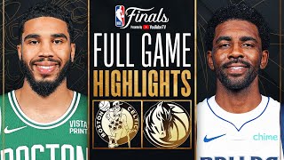 1 CELTICS at 5 MAVERICKS  FULL GAME 3 HIGHLIGHTS  June 12 2024 [upl. by Ayotnahs]