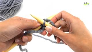 Learn to knit  Part 2  Cast on right and left handed way [upl. by Blanchette362]