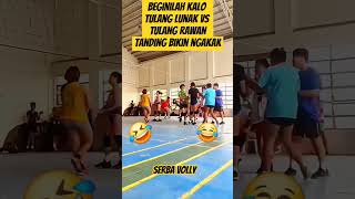 Beginilah kalo Tulang Lunak vs Tulang Rawan Ketemu shortsfeed volleyball lucu fyp viral fypシ゚ [upl. by Myrilla]