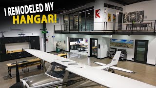 Private Airpark Hangar After Remodeling [upl. by Atalaya]