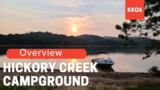 Hickory Creek Campground Overview Lowell Arkansas [upl. by Engle]