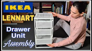 IKEA Lennart Drawer Unit Assembly  Ikea Haul [upl. by Inna]