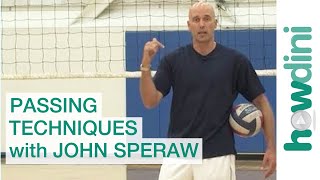 Volleyball tips Passing techniques with John Speraw [upl. by Cyrillus]