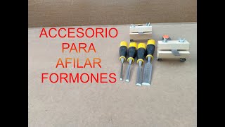 COMO HACER ACCESORIO PARA AFILAR FORMONES [upl. by Puklich]