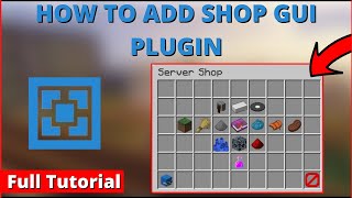 How To Add Economy Shop GUI Plugin in Aternos Server  Full Tutorial  EconomyShopGUI Plugin  KS [upl. by Intirb]