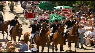 Hessentag Lich 1993  Festzug [upl. by Airdnalahs]