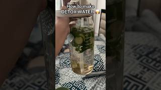 How to make DETOX WATER detoxwater weightloss healthylifestyle detoxdrink shorts healthy [upl. by Rasec646]