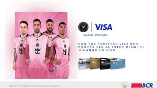 El Inter Miami CF te espera en Miami gracias BCR Visa [upl. by Htebazileharas]