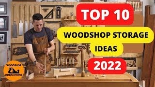 Top 10 Woodshop Storage Ideas 2022 Youtube [upl. by Cairistiona]