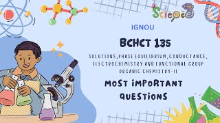 BCHCT 135 IMPORTANT QUESTIONS I QUICK REVISION l IGNOU l CHEMISTRY [upl. by Ettenan]