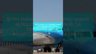 Otro avance del Gobierno sobre Aerolíneas Argentinas la declaró sujeta a privatización  Por decre [upl. by Zelten900]