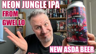 Neon Jungle IPA from Gwei Lo  New Asda Beer [upl. by Eirovi]