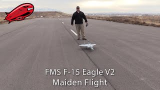 FMS F 15 Eagle V2 Maiden Flight [upl. by Nicolina353]