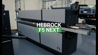 Hebrock F5 Next Edgebander  Guided Tour [upl. by Lerner590]